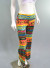 Banded Waist Tribal Print Palazzo Pants BP-1476P CORAL