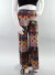 Wide-banded Waist Aztec Print Plus Palazzo Pants BT1476X-EP RED/BLUE