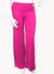 Solid Palazzo Plus Size Pants with Banded Waistline. BP-1476SX FUCHSIA