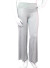 Solid Palazzo Plus Size Pants with Banded Waistline. BP-1476SX HEATHER GREY